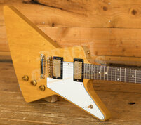 Gibson Custom Shop 1958 Korina Explorer White Pickguard VOS Historic Collection