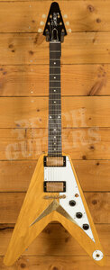 Gibson Custom Shop 1958 Korina Flying V White Pickguard VOS Historic Collection