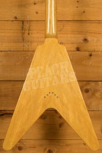 Gibson Custom Shop 1958 Korina Flying V White Pickguard VOS Historic Collection