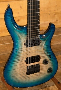 Mayones Regius Core 7 - Trans Jeans Black 3-Tone Blue Burst