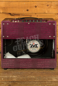 Magnatone Billy Gibbons Signature Super Fifteen Electric Guitar Amplifier Combo - 15W - 1x12" - Chrome Grape