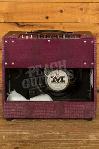 Magnatone Billy Gibbons Signature Super Fifteen Electric Guitar Amplifier Combo - 15W - 1x12" - Chrome Grape