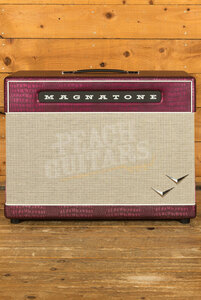 Magnatone Billy Gibbons Signature M80 2x12" Electric Guitar Amplifier Cabinet - Chrome Grape