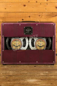 Magnatone Billy Gibbons Signature M80 2x12" Electric Guitar Amplifier Cabinet - Chrome Grape