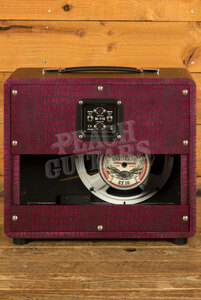 Magnatone Billy Gibbons Signature Baby M80 1x10" Electric Guitar Amplifier Cabinet - Chrome Grape