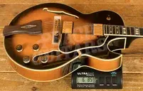 Ibanez LGB30 George Benson Hollow Body - Ebony - Vintage Yellow Sunburst