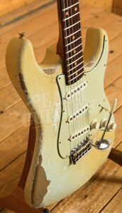 Fender Custom Shop Masterbuilt Dale Wilson 61 Strat | Heavy Relic Sonic Blue