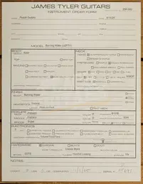 James Tyler Guitars | Studio Elite Left Handed - Burning Water