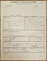 James Tyler Guitars | Studio Elite - Fuchsia Tint over Black Shmear