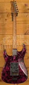 James Tyler Guitars | Studio Elite - Fuchsia Tint over Black Shmear