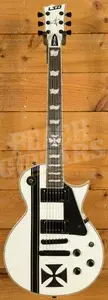 ESP LTD James Hetfield Iron Cross - Snow White