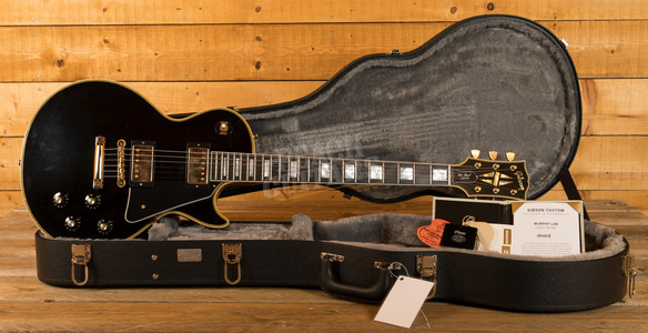 Gibson Custom 68 Les Paul Custom Ebony Murphy Lab Lightly Aged
