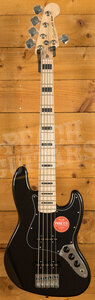 Squier Affinity Series Active Jazz Bass V Maple Black Metallic