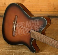 Ibanez FRH10N Solid-Top Cutaway Nylon Guitar - Brown Sunburst Flat
