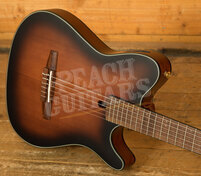 Ibanez FRH Acoustic Guitars | FRH10N - Electro-Nylon - Brown Sunburst Flat