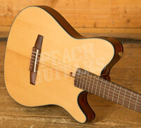 Ibanez FRH10N Solid-Top Cutaway Nylon Guitar - Natural Flat