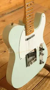 Fender Custom Shop 52 Tele Journeyman - Maple - Transparent Surf Green
