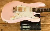 Schecter USA Custom Shop Nick Johnston HSS Wembley - Atomic Pink Aged Nitro