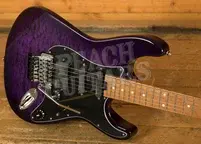 Charvel Marco Sfogli So-Cal Style 1 HSS FR CM - Caramelized Maple - Transparent Purple Burst