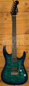 Charvel Pro-Mod Plus DK24 HH 2PT EB QM - Ebony - Chlorine Burst