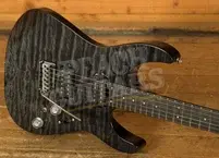 Charvel Pro-Mod Plus DK24 HH 2PT EB QM - Ebony - Midnight Ocean