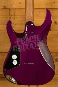 Charvel Pro-Mod Plus DK24 HH HT EB QM - Ebony - Violet Radiance