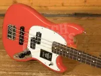 Fender Player II Mustang Bass PJ - Rosewood - Coral Red