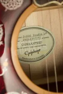 Epiphone J-200 Studio | Natural *Left-Handed*