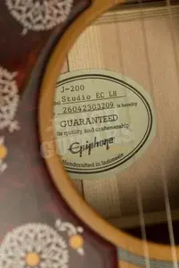 Epiphone J-200 Studio EC | Natural *Left-Handed*