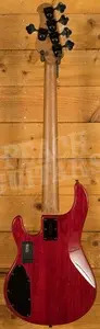 Sterling RAY35HHSM StingRay 5 HH Bass - Spalted Blood Orange Burst