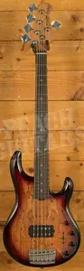 Sterling RAY35SM StingRay 5 Bass - Spalted 3-Tone Sunburst