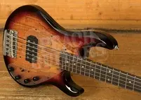 Sterling RAY35SM StingRay 5 Bass - Spalted 3-Tone Sunburst