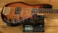 Sterling RAY35SM StingRay 5 Bass - Spalted 3-Tone Sunburst