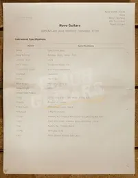 Novo Nucleus Miris J | Lake Como Blue - Parchment Pickguard