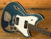 Novo Nucleus Miris J | Lake Como Blue - Parchment Pickguard