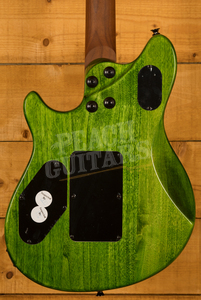 EVH Wolfgang Standard QM, Baked Maple Fingerboard, Transparent Green
