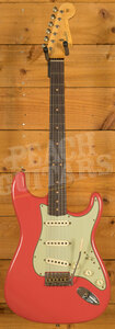 Fender Custom Shop 64 Strat | Journeyman Relic Faded Aged Fiesta Red