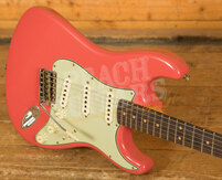 Fender Custom Shop 64 Strat | Journeyman Relic Faded Aged Fiesta Red