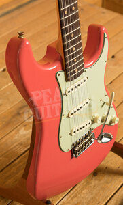 Fender Custom Shop 64 Strat | Journeyman Relic Faded Aged Fiesta Red