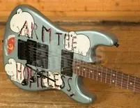 Fender Tom Morello Arm The Homeless Guitar - Rosewood - Blue Ice Metallic