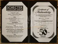 Schecter USA Custom Shop CET 50th Anniversary - Golden Anniversary
