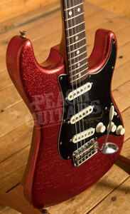 Fender Custom Shop Masterbuilt Dale Wilson 69 Strat | Heavy Relic Candy Apple Red/Gold Sparkle