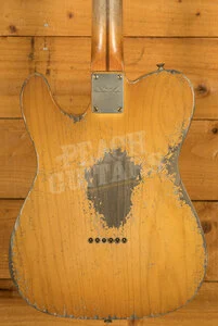 Fender Custom Shop Masterbuilt Dale Wilson 52 Tele - Heavy Relic Burnt Butterscotch Blonde