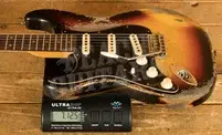 Fender Custom Shop 59 Strat Left-Handed - Super Heavy Relic 3-Tone Sunburst