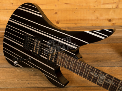 Schecter Synyster Standard HT | Gloss Black w/Silver Pinstripes