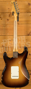 Fender Custom Shop Limited Fat 50s Strat | Relic Wide-Fade Chocolate 2-Tone Sunburst