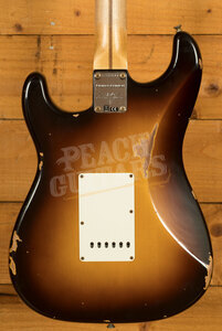 Fender Custom Shop Limited Fat 50s Strat | Relic Wide-Fade Chocolate 2-Tone Sunburst