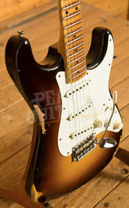 Fender Custom Shop Limited Fat 50s Strat | Relic Wide-Fade Chocolate 2-Tone Sunburst