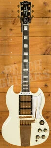 Epiphone Inspired by Gibson Custom 1963 Les Paul SG Custom w/Maestro Vibrola | Classic White