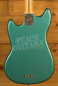 Fender American Professional Classic Mustang Bass - Rosewood - Faded Sherwood Green Metallic